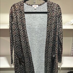 NWT elegant LuLaRoe Geometric Pattern Sweater